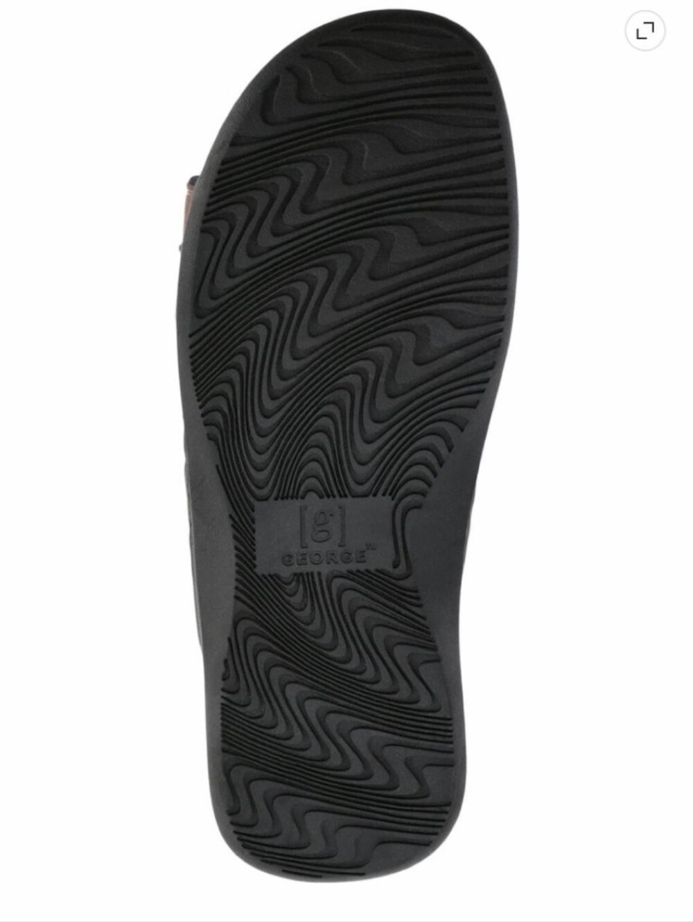 Men’s Brown Comfort Slide Sandals Size 10 NWT - Picture 4 of 4